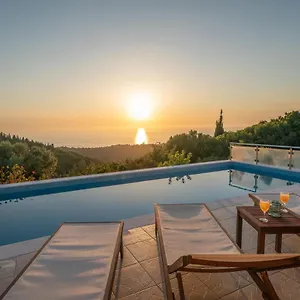 Villa Stone Eriphyle ,private Witn Sunset View, Fiskardo